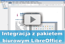 Zobacz film o integracji ISOF-WORKFLOW z pakietem biurowym LibreOffice OnLine (LOOL)